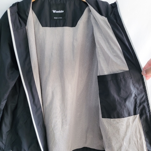 Wantdo Weatherproof Windbreaker Jacket Men's Size XL Black - Picture 11 of 12
